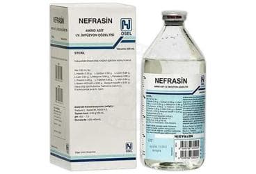 NEFRASIN AMINO ASIT I.V. INFUZYON SOLUSYONU 500 ML SETLI SISE İlaç Görseli