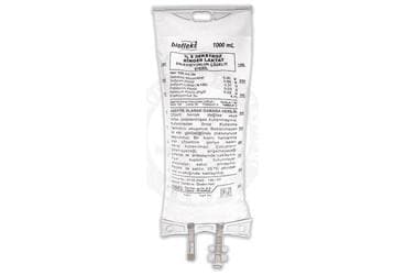 BIOFLEKS %5 DEKSTROZ RINGER LAKTAT ENJEKTABL SOL (PVC TORBA)  1000 ML SETLI İlaç Görseli