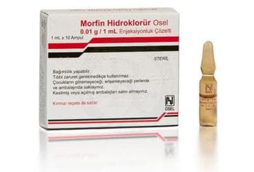 MORFIN HIDROKLORUR 0,01 GR/1 ML  1MLx10 AMPUL İlaç Görseli