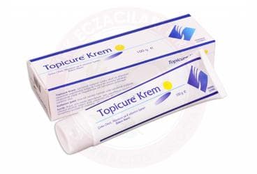 TOPICURE CINKO OKSIT, ALLANTOIN VE E VITAMINI ICEREN BAKIM KREMI %25 100 g tüp İlaç Görseli