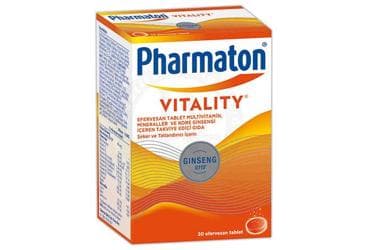 PHARMATON VITALITY EFERVESAN TABLET 20 tablet İlaç Görseli