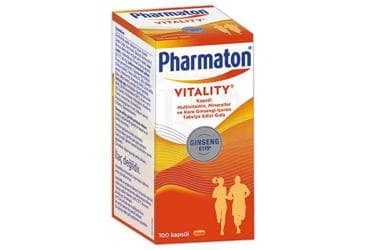 PHARMATON VITALITY KAPSUL 100 kapsül İlaç Görseli