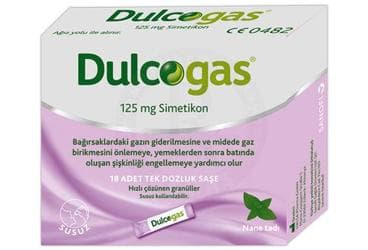 DULCOGAS SASE 125 mg 18 saşe İlaç Görseli