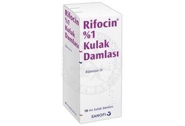 RIFOCIN 100 MG 10 ML KULAK DAMLA İlaç Görseli