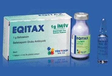 EQITAX 1 GR IM/IV ENJ.TOZ ICEREN 15 ML 1 FLAKON+ 4 ML COZ. AMPUL İlaç Görseli