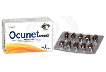 OCUNET KAPSUL 30 kapsül İlaç Görseli