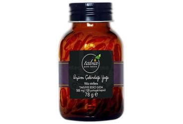 TABIA UZUM CEKIRDEGI YAGI YUMUSAK KAPSUL 500 mg 120 kapsül İlaç Görseli