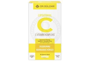 DR.GULZARI LIPOZOMAL C VITAMINI KOMPLEKS TAKVIYE EDICI GIDA 30 tablet İlaç Görseli