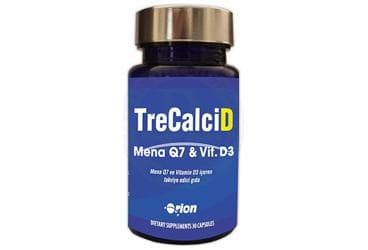 TRECALCID MENA Q7 VE VITAMIN D3 ICEREN TAKVIYE EDICI GIDA 30 kapsül İlaç Görseli
