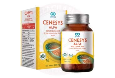 CENESYS ALFA ALFA LIPOIK ASIT, URIDIN MONOFOSFAT, KOLIN ICEREN TAKVIYE EDICI GIDA 60 tablet İlaç Görseli
