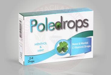 POLEDROPS NANE & MENTOL PASTIL 24 pastil İlaç Görseli