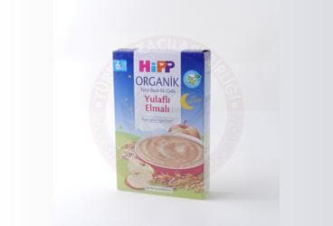 HIPP ORGANIK IYI GECELER TAHIL BAZLI EK GIDA YULAFLI ELMALI 250 g toz İlaç Görseli