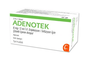 ADENOTEK 6 MG/2ML IV ENJ/INF. ICIN COZ. ICEREN 10 AMPUL İlaç Görseli