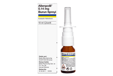 ALLERGODIL %0,1 BURUN SPREYI, COZELTI (10 ML) İlaç Görseli