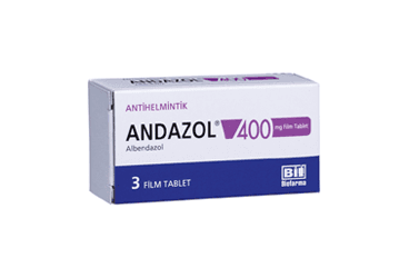 ANDAZOL 400 MG 3 FILM KAPLI TABLET İlaç Görseli