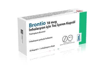 BRONTIO 18 MCG INHALASYON ICIN TOZ ICEREN KAPSUL (30 KAPSUL) İlaç Görseli
