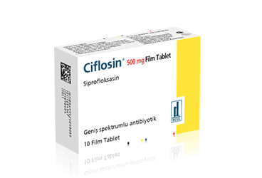 CIFLOSIN 500 MG 10 FILM TABLET İlaç Görseli