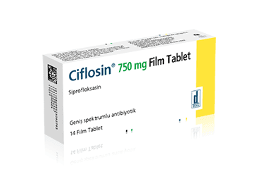 CIFLOSIN 750 MG 14 FILM TABLET İlaç Görseli