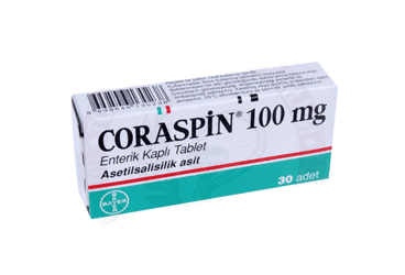CORASPIN 100 MG 30 ENTERIK KAPLI TABLET İlaç Görseli