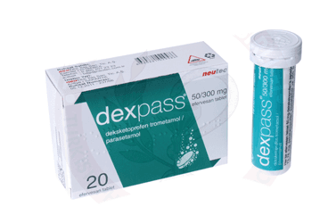DEXPASS 50/300 MG  EFERVESAN TABLET İlaç Görseli