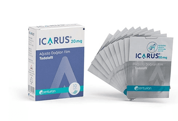 ICARUS 20 MG AGIZDA DAGILAN FILM (10 SASE) İlaç Görseli