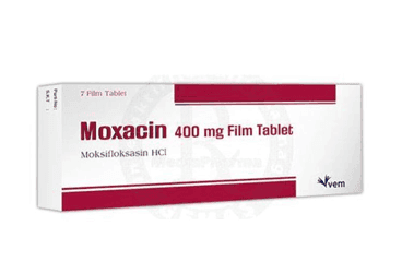 MOXACIN 400  MG 7 FILM TABLET İlaç Görseli