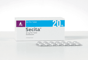 SECITA 20 MG FILM KAPLI TABLET (28 FILM KAPLI TABLET) İlaç Görseli