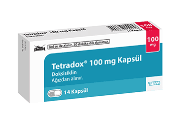 TETRADOX 100 MG 14 KAPSUL İlaç Görseli