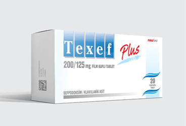 TEXEF PLUS 200/125 MG FILM KAPLI TABLET (20 FILM KAPLI TABLET) İlaç Görseli