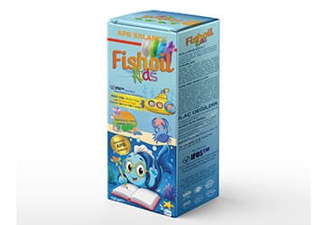 APB BALANCE FISHOIL KIDS BALIK YAGI, NANE YAGI VE PORTAKAL YAGI ICEREN SIVI TAKVIYE EDICI GIDA 150 ml şişe İlaç Görseli