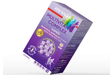 APB BALANCE MULTIVITAMIN COMPLEX TAKVIYE EDICI GIDA KAPSUL 60 kapsül İlaç Görseli