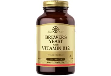 SOLGAR BREWER'S YEAST WITH VITAMIN B12 TABLET 250 tablet İlaç Görseli
