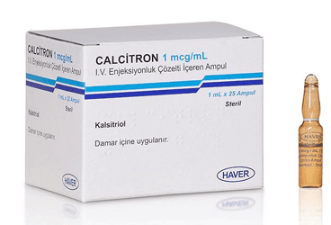 CALCITRON 1MCG/ML IV ENJ. COZELTI ICEREN AMPUL(25) İlaç Görseli