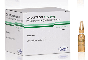 CALCITRON 2 MCG/ML IV ENJ. COZELTI ICEREN AMPUL(25) İlaç Görseli