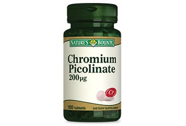 NATURES BOUNTY CHROMIUM PICOLINATE TABLET 200 mcg 100 tablet İlaç Görseli