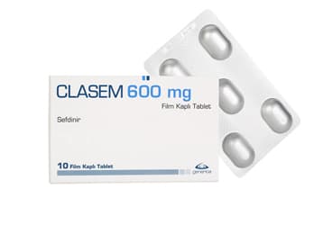 CLASEM 600 MG FILM KAPLI TABLET (5 TABLET) İlaç Görseli