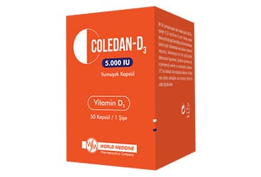 COLEDAN-D3 5000 I.U. YUMUSAK KAPSUL (50 KAPSUL) İlaç Görseli