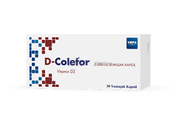 D-COLEFOR 50.000 I.U. YUMUSAK KAPSUL (8 KAPSUL) İlaç Görseli