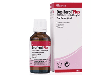 DESIFEROL PLUS 2000 IU+3333 IU+70 MG/ML ORAL DAMLA COZELTI (30 ML) İlaç Görseli