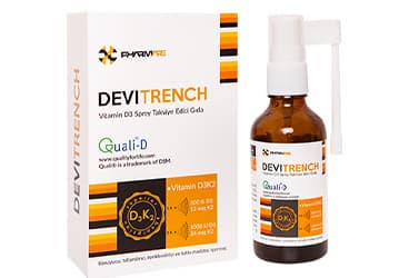 DEVITRENCH VITAMIN D3 SPREY TAKVIYE EDICI GIDA 40 ml şişe İlaç Görseli