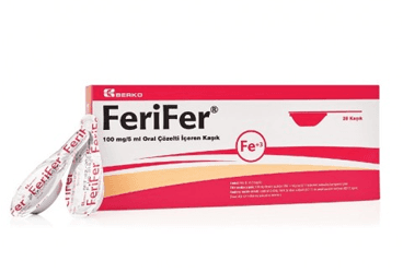 FERIFER 100 MG/5 ML ORAL COZELTI ICEREN 28 KASIK İlaç Görseli
