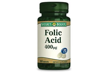 NATURES BOUNTY FOLIC ACID TABLET 400 mcg 100 tablet İlaç Görseli