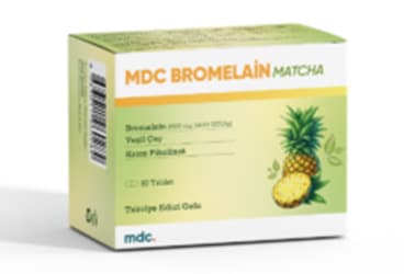 MDC BROMELAIN MATCHA TAKVIYE EDICI GIDA TABLET 60 tablet İlaç Görseli