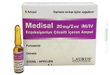 MEDISAL 20 MG/2 ML IM/IV ENJEKSIYONLUK COZELTI ICEREN  5 AMPUL İlaç Görseli