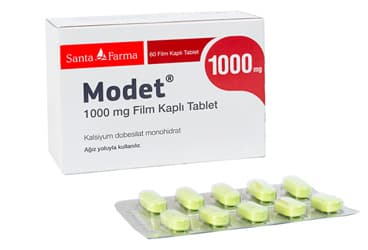 MODET 1000 MG FILM KAPLI TABLET (60 FILM KAPLI TABLET) İlaç Görseli