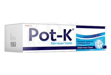 POT-K 1,56 G EFERVESAN TABLET (15 TABLET) İlaç Görseli