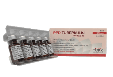 PPD TUBERKULIN 5 TU/0,1 ML INTRADERMAL ENJEKSIYONLUK COZELTI ICEREN 1 FLAKON İlaç Görseli