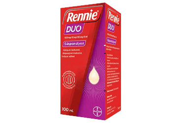 RENNIE DUO 600 MG+70 MG+150 MG/5 ML SUSPANSIYON (200 ML) İlaç Görseli
