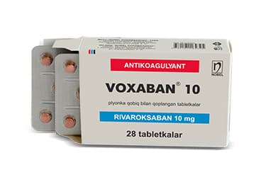 VOXABAN 10 MG FILM KAPLI TABLET (5 TABLET) İlaç Görseli