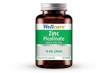 WELLCARE CINKO PIKOLINAT ICEREN TAKVIYE EDICI GIDA 60 tablet İlaç Görseli
